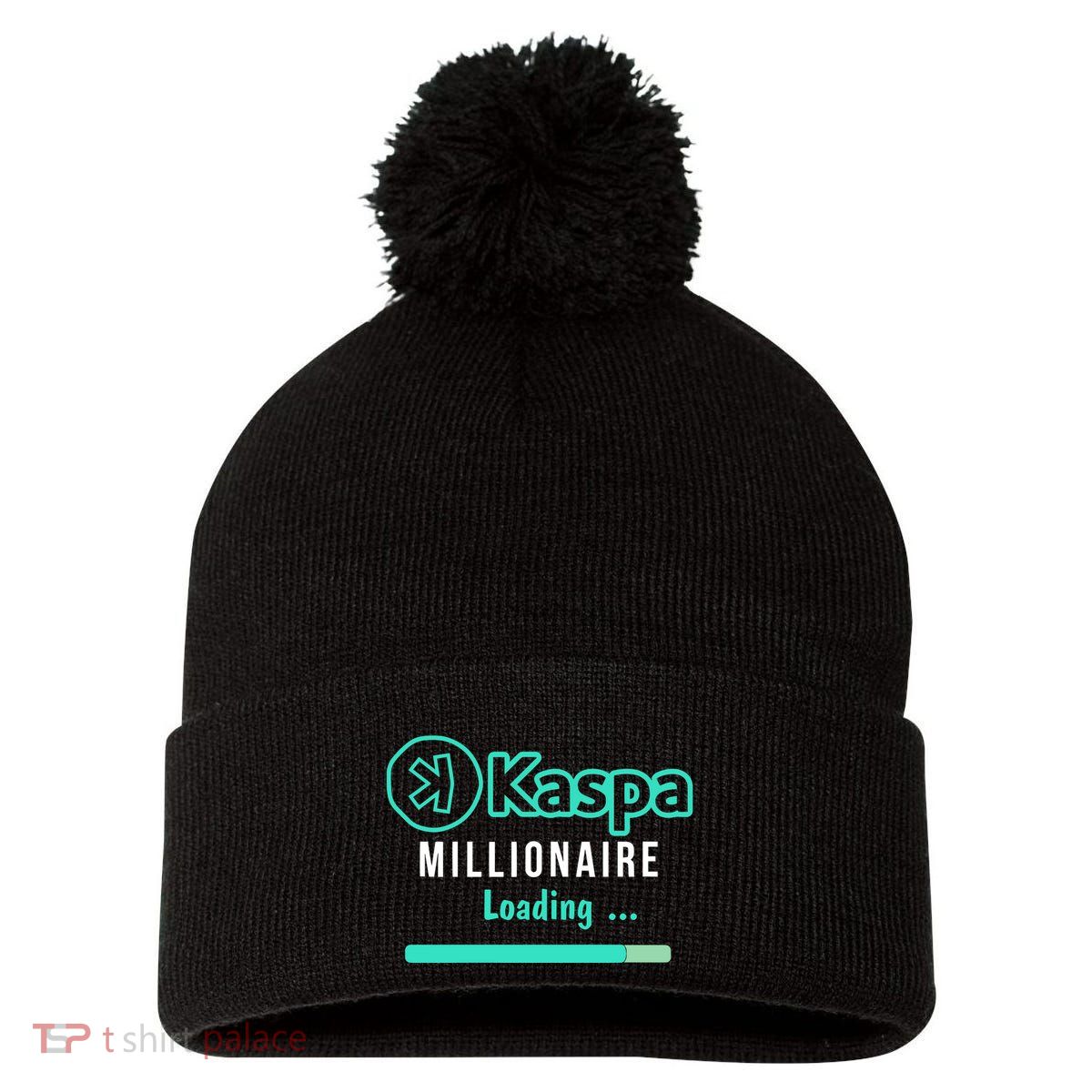 Kaspa Millionaire Loading Pom Pom 12in Knit Beanie