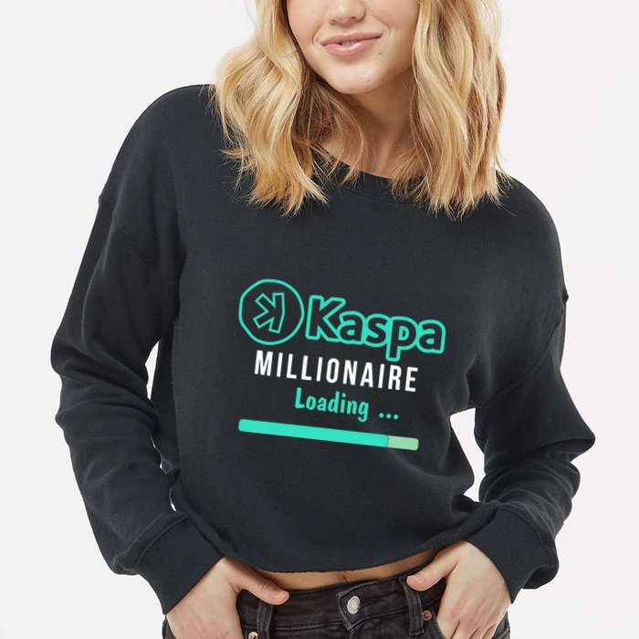 Kaspa Millionaire Loading Cropped Pullover Crew