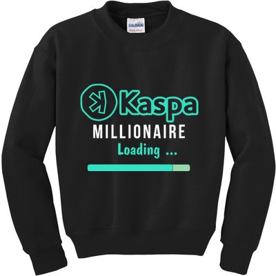 Kaspa Millionaire Loading Kids Sweatshirt