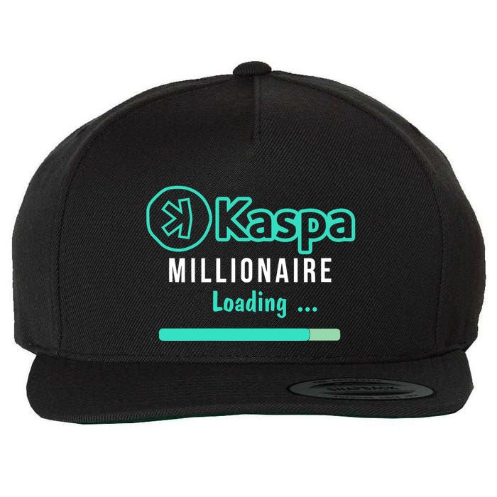 Kaspa Millionaire Loading Wool Snapback Cap