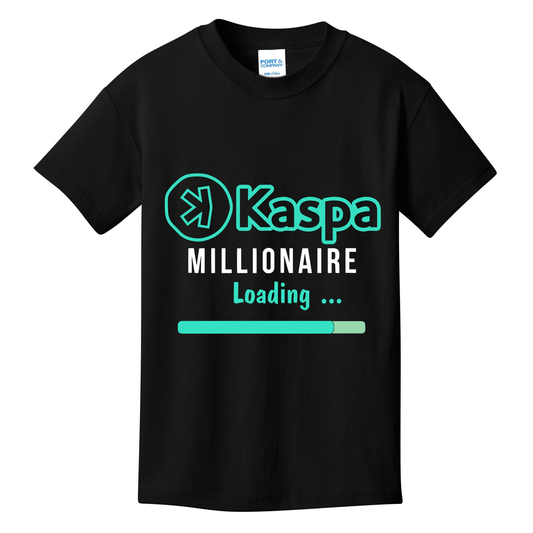 Kaspa Millionaire Loading Kids T-Shirt