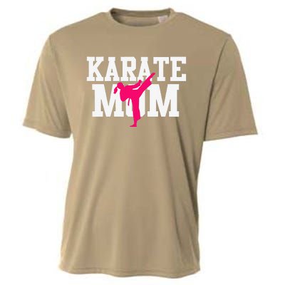 Karate Mom Mother's Day Martial Arts Kickboxing Taekwondo Cooling Performance Crew T-Shirt