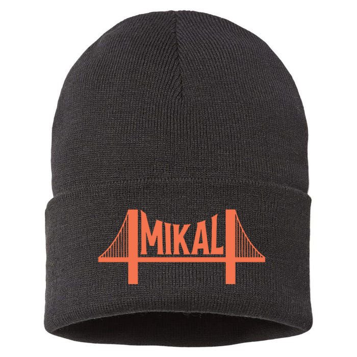 Knicks Muse Mikal Bridges Sustainable Knit Beanie