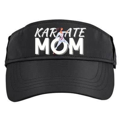 Karate Mom Martial Arts Cool Strong Mom Funny Gift Adult Drive Performance Visor