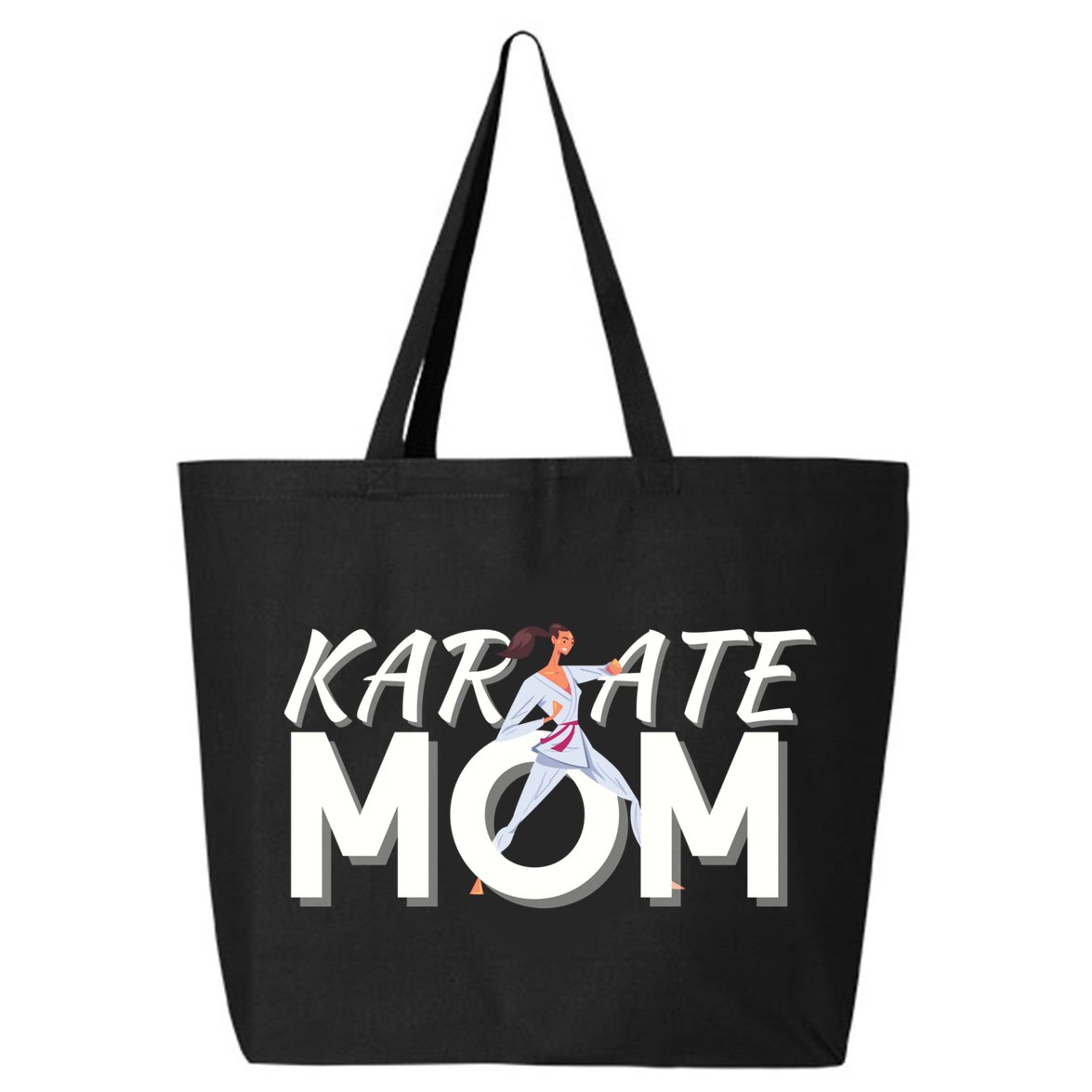 Karate Mom Martial Arts Cool Strong Mom Funny Gift 25L Jumbo Tote