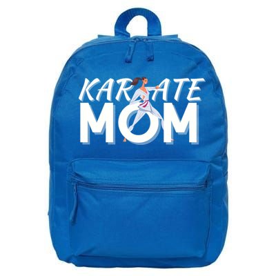 Karate Mom Martial Arts Cool Strong Mom Funny Gift 16 in Basic Backpack