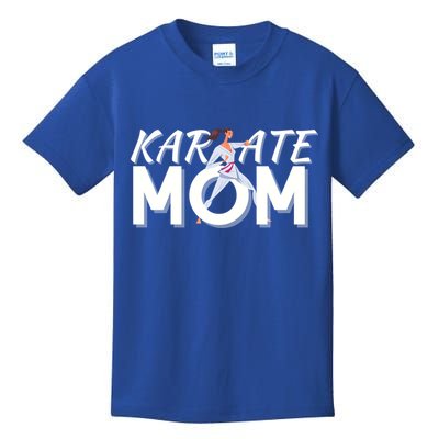 Karate Mom Martial Arts Cool Strong Mom Funny Gift Kids T-Shirt