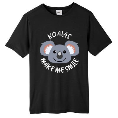 Koalas Make Me Smile Eucalyptus Bear Gift Tall Fusion ChromaSoft Performance T-Shirt