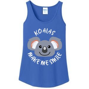 Koalas Make Me Smile Eucalyptus Bear Gift Ladies Essential Tank