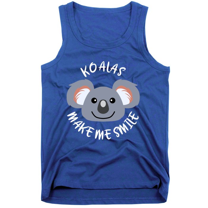 Koalas Make Me Smile Eucalyptus Bear Gift Tank Top