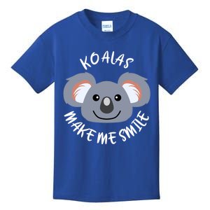 Koalas Make Me Smile Eucalyptus Bear Gift Kids T-Shirt