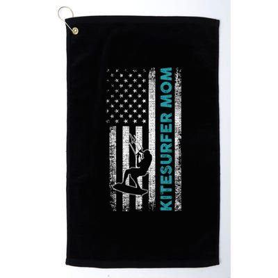 Kitesurfing Mom Mother Kitesurfer Cool Gift Platinum Collection Golf Towel