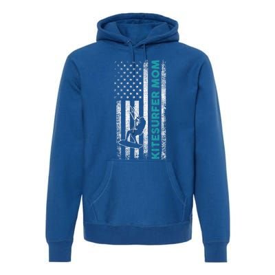 Kitesurfing Mom Mother Kitesurfer Cool Gift Premium Hoodie