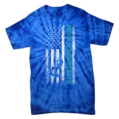 Kitesurfing Mom Mother Kitesurfer Cool Gift Tie-Dye T-Shirt