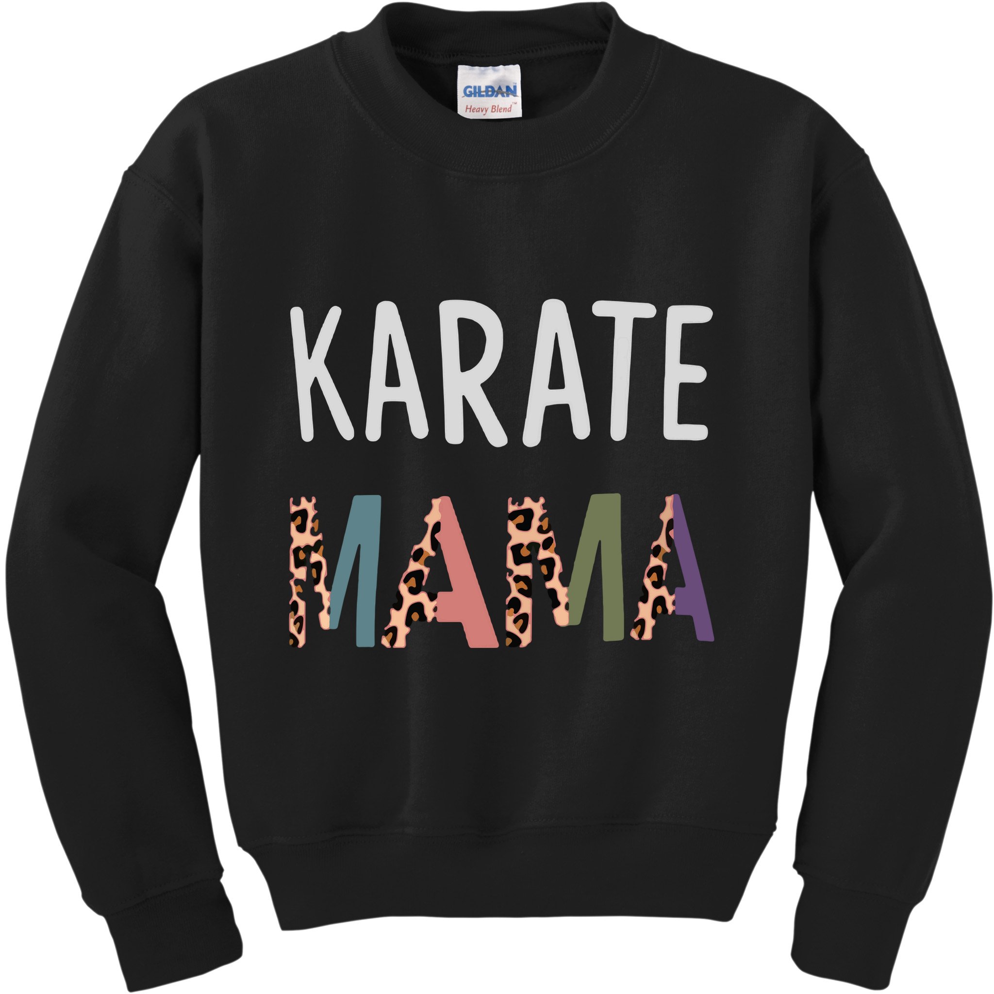 Karate Mama Martial Art Women Gift Funny Karate Mom Kids Sweatshirt