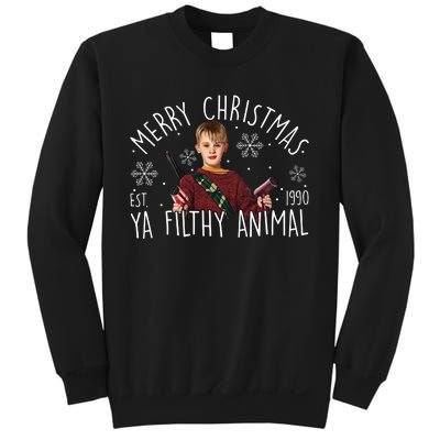 Kevin Mccallister Merry Christmas Ya Filthy Animal Kevin Mccallister Sweatshirt