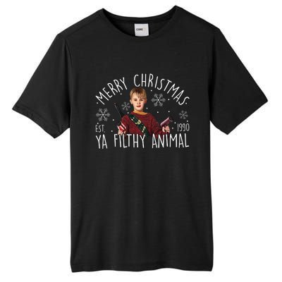 Kevin Mccallister Merry Christmas Ya Filthy Animal Kevin Mccallister Tall Fusion ChromaSoft Performance T-Shirt