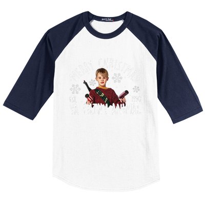 Kevin Mccallister Merry Christmas Ya Filthy Animal Kevin Mccallister Baseball Sleeve Shirt