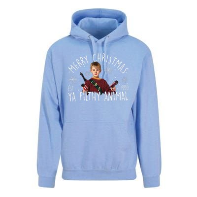 Kevin Mccallister Merry Christmas Ya Filthy Animal Kevin Mccallister Unisex Surf Hoodie