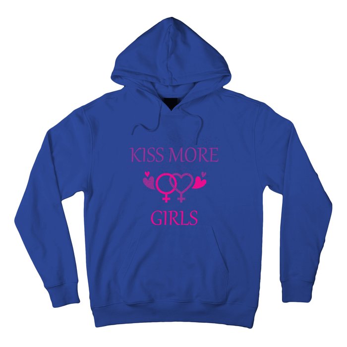 Kiss More More Lesbian Gay Outfit Cute Gift Hoodie