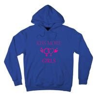 Kiss More More Lesbian Gay Outfit Cute Gift Tall Hoodie