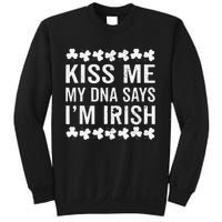 Kissing Me My DNA Says I'm Irish St Patricks Day Vintage Sweatshirt