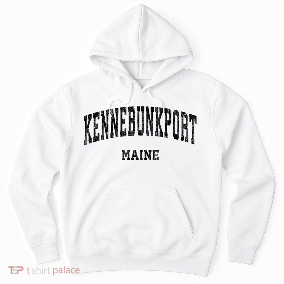 Kennebunkport Maine Me Vintage Established Varsity Sports Design Hoodie