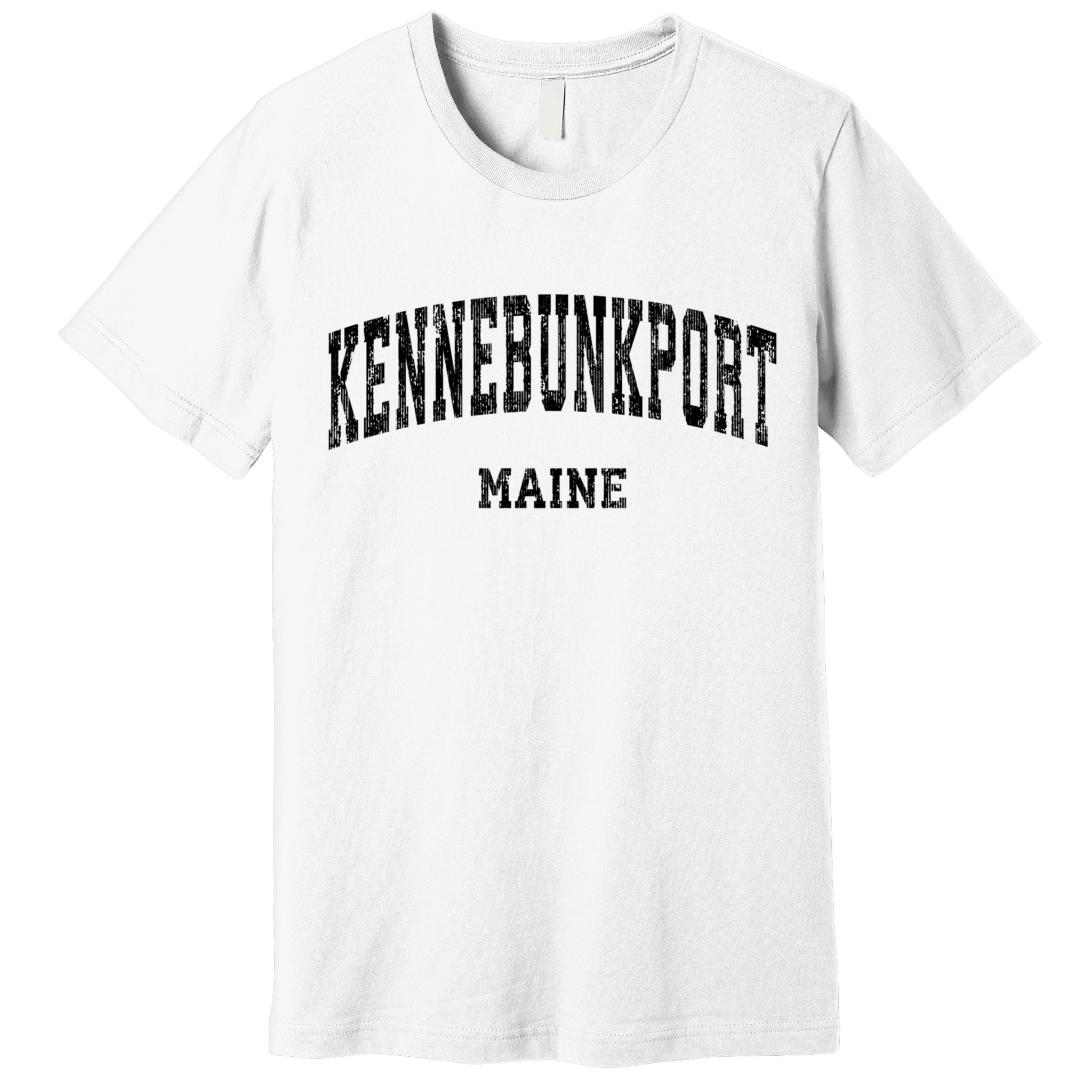 Kennebunkport Maine Me Vintage Established Varsity Sports Design Premium T-Shirt