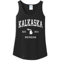 Kalkaska Michigan Mi Vintage Athletic Sports Ladies Essential Tank