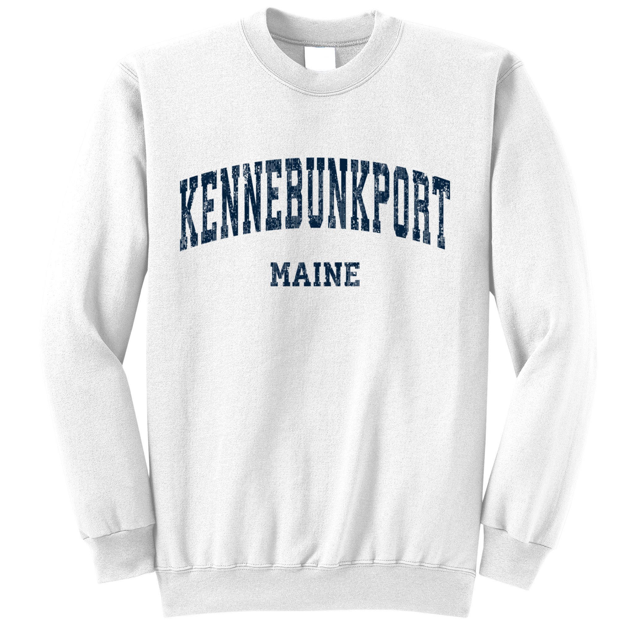 Kennebunkport Maine Me Vintage Varsity Sports Sweatshirt