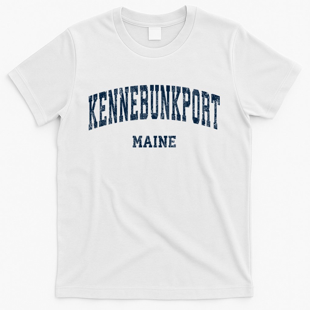 Kennebunkport Maine Me Vintage Varsity Sports T-Shirt