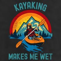 Kayaking Makes Me Wet Adult Drive Performance Visor