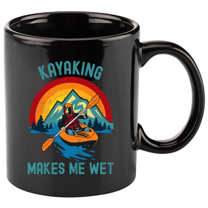 Kayaking Makes Me Wet 11oz C Handle Ceramic Mug