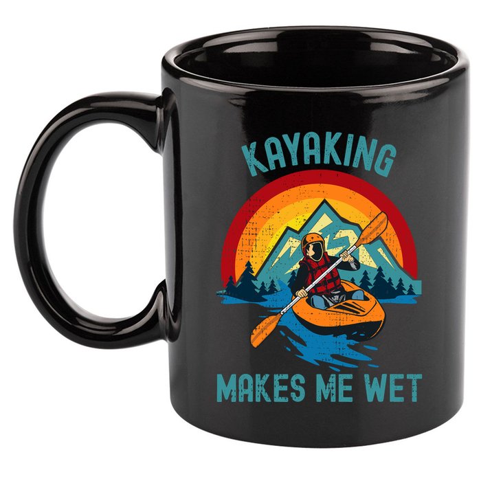 Kayaking Makes Me Wet 11oz C Handle Ceramic Mug