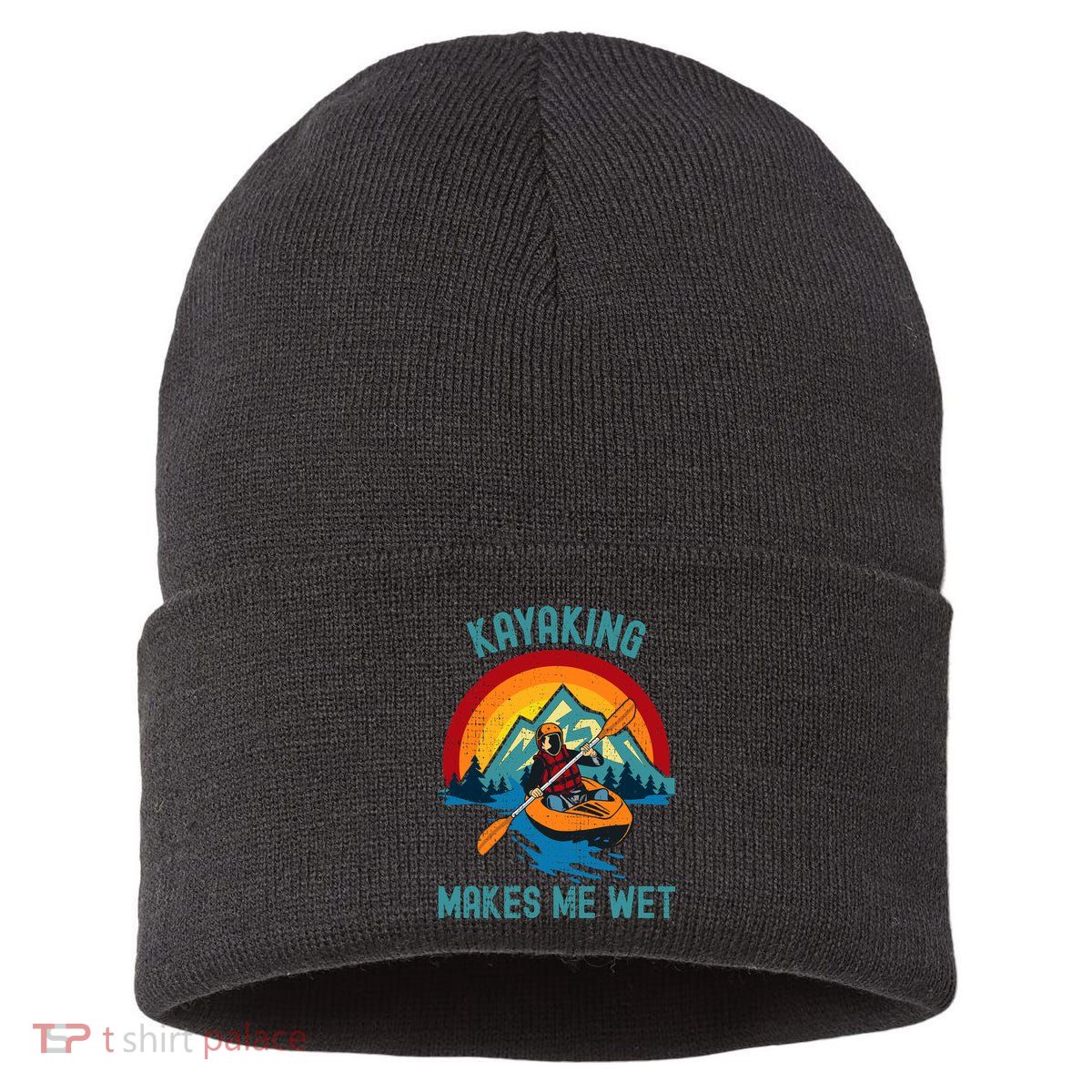 Kayaking Makes Me Wet Sustainable Knit Beanie
