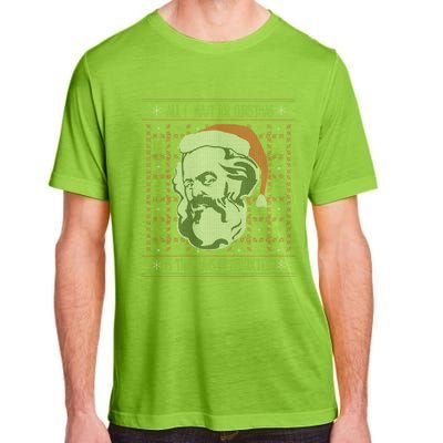 Karl Marx Means Of Production Ugly Christmas Sweater Gift Adult ChromaSoft Performance T-Shirt