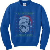 Karl Marx Means Of Production Ugly Christmas Sweater Gift Kids Sweatshirt