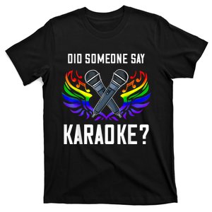 Karaoke Microphone Machine Music Singer T-Shirt