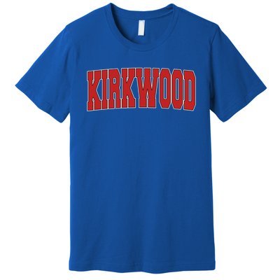 Kirkwood Mo Missouri Varsity Style Usa Vintage Sports Gift Premium T-Shirt