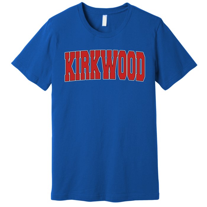 Kirkwood Mo Missouri Varsity Style Usa Vintage Sports Gift Premium T-Shirt