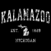 Kalamazoo Michigan Mi Vintage Athletic Sports Design Toddler T-Shirt