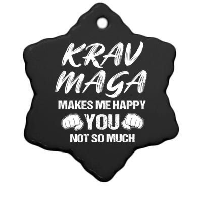 Krav Maga Mixed Martial Arts Mma Self Defense Contact Combat Gift Ceramic Star Ornament