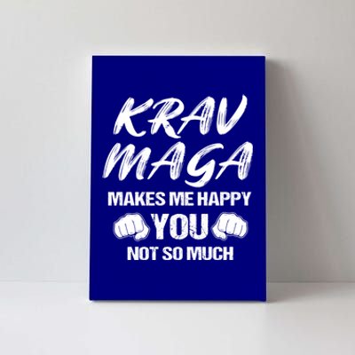 Krav Maga Mixed Martial Arts Mma Self Defense Contact Combat Gift Canvas