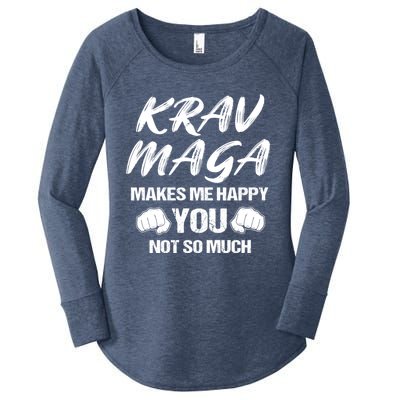 Krav Maga Mixed Martial Arts Mma Self Defense Contact Combat Gift Women's Perfect Tri Tunic Long Sleeve Shirt