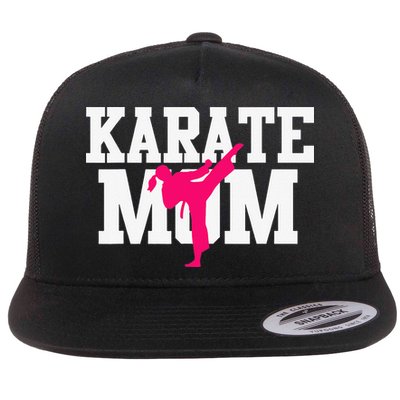 Karate Mom Mother's Day Martial Arts Kickboxing Taekwondo Flatbill Hat
