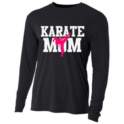 Karate Mom Mother's Day Martial Arts Kickboxing Taekwondo Cooling Performance Long Sleeve Crew