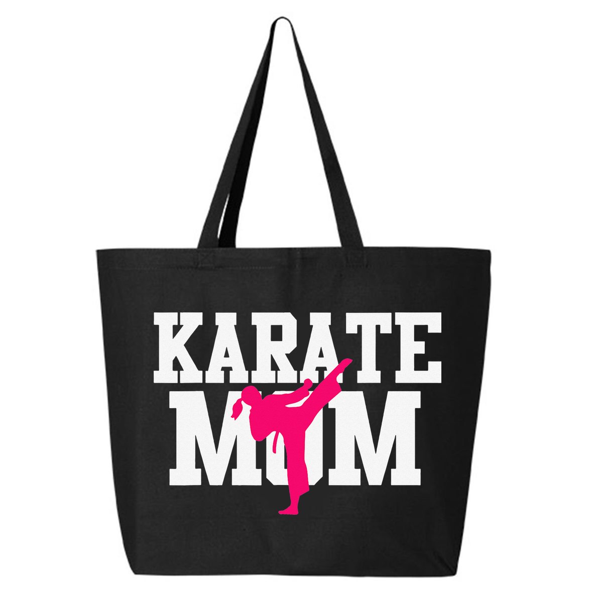 Karate Mom Mother's Day Martial Arts Kickboxing Taekwondo 25L Jumbo Tote