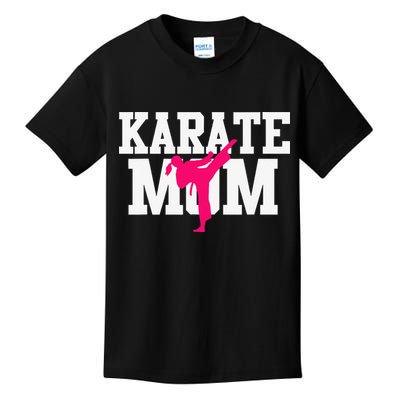 Karate Mom Mother's Day Martial Arts Kickboxing Taekwondo Kids T-Shirt