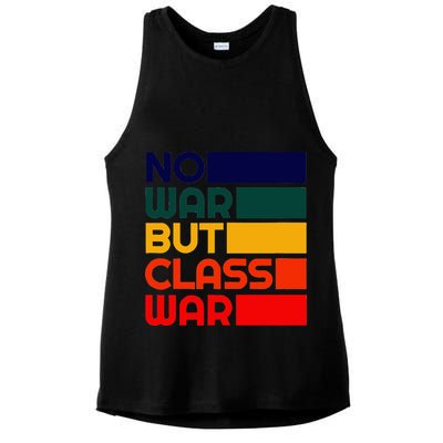 Karl Marx No War But Class War Radical Leftist Ladies PosiCharge Tri-Blend Wicking Tank