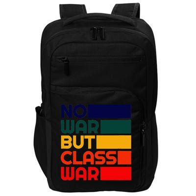 Karl Marx No War But Class War Radical Leftist Impact Tech Backpack